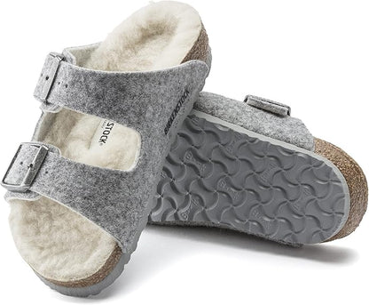 Birkenstock Arizona Kids Wool Light Gray