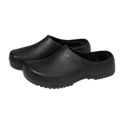 Birkenstock Unisex Super-Birki Shearling Polyurethane Jet Black