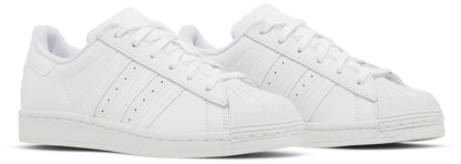 adidas Grade School Superstar J 'Triple White' Sneakers