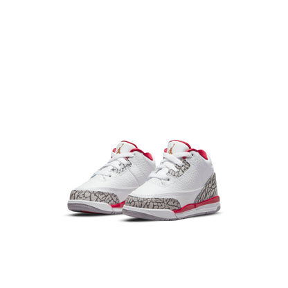 Air Jordan Toddlers Retro 3 Td 'Cardinal' Sneakers
