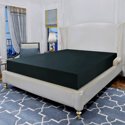 Elegant Comfort Essential 1 Piece Solid Fitted Sheet - All Around Elastic