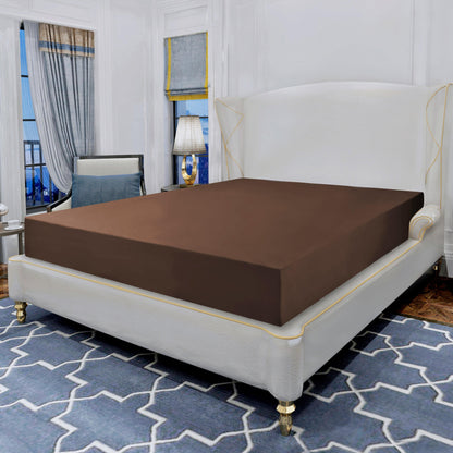 Elegant Comfort Essential 1 Piece Solid Fitted Sheet - All Around Elastic