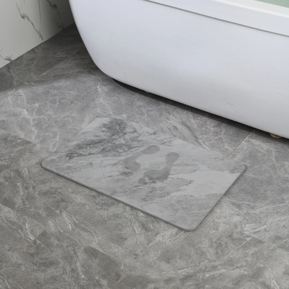 4 Colors! - 24'' x 15'' Diatomaceous Quick-Drying Stone Bath Mat