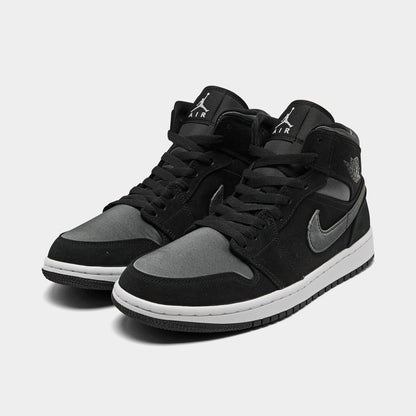 Air Jordan Men's Retro 1 Mid 'Nylon Black Anthracite' - 852542-012