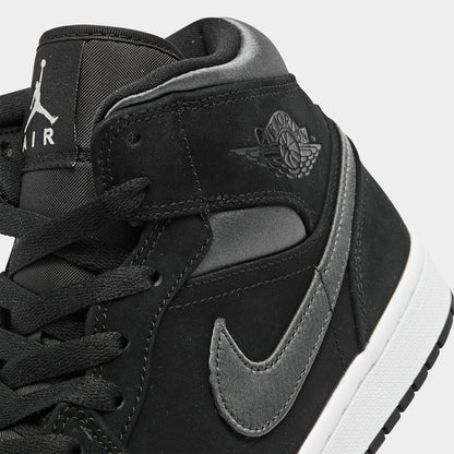 Air Jordan Men's Retro 1 Mid 'Nylon Black Anthracite' - 852542-012
