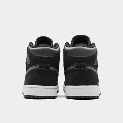 Air Jordan Men's Retro 1 Mid 'Nylon Black Anthracite' - 852542-012