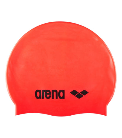 Arena Classic Silicone Swim Cap - Fluorescent Orange
