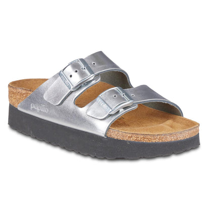 Birkenstock Women's Papillio Arizona Platform Natural Leather Sandals