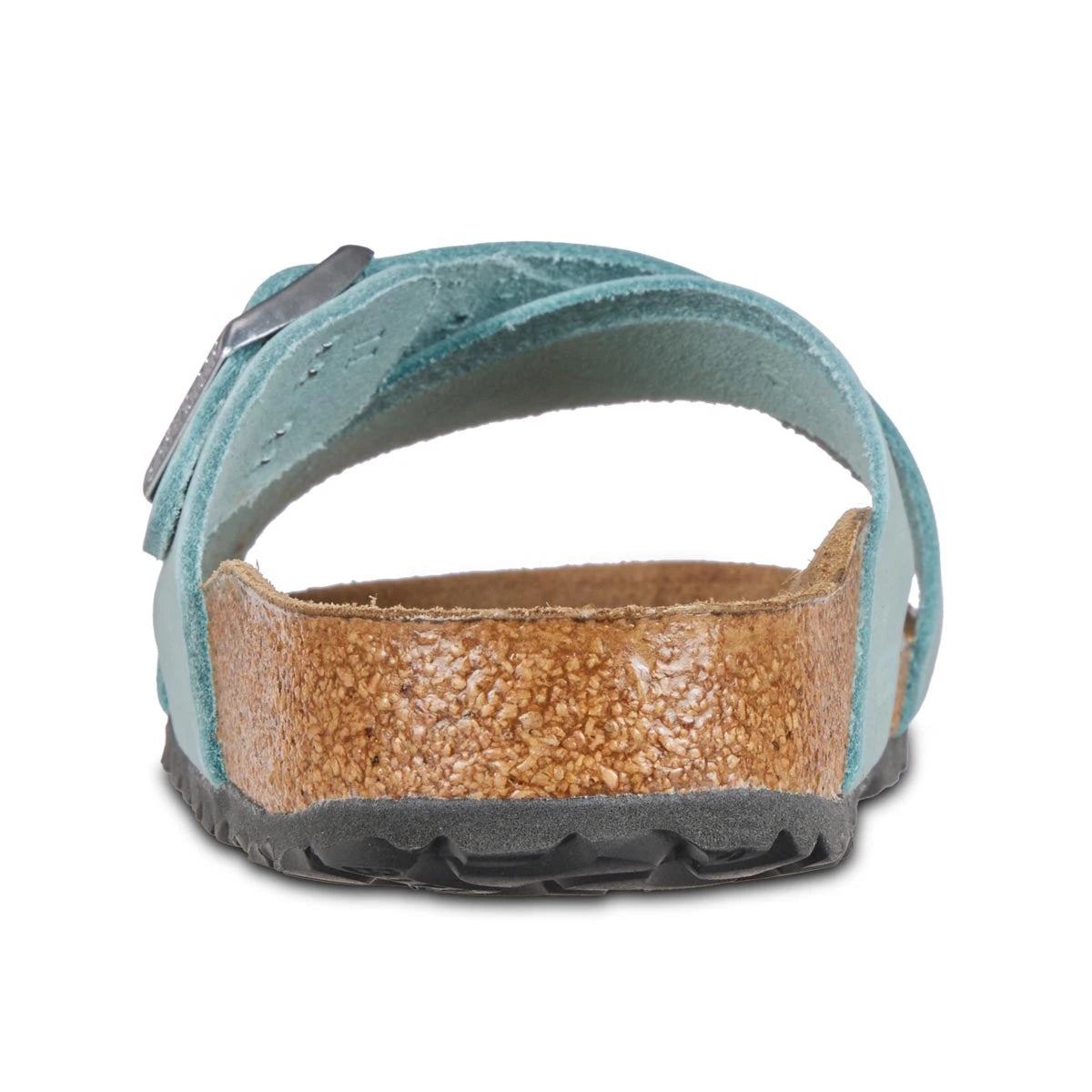 Birkenstock Women's Siena Soft Footbed Nubuck Faded Aqua Sandals