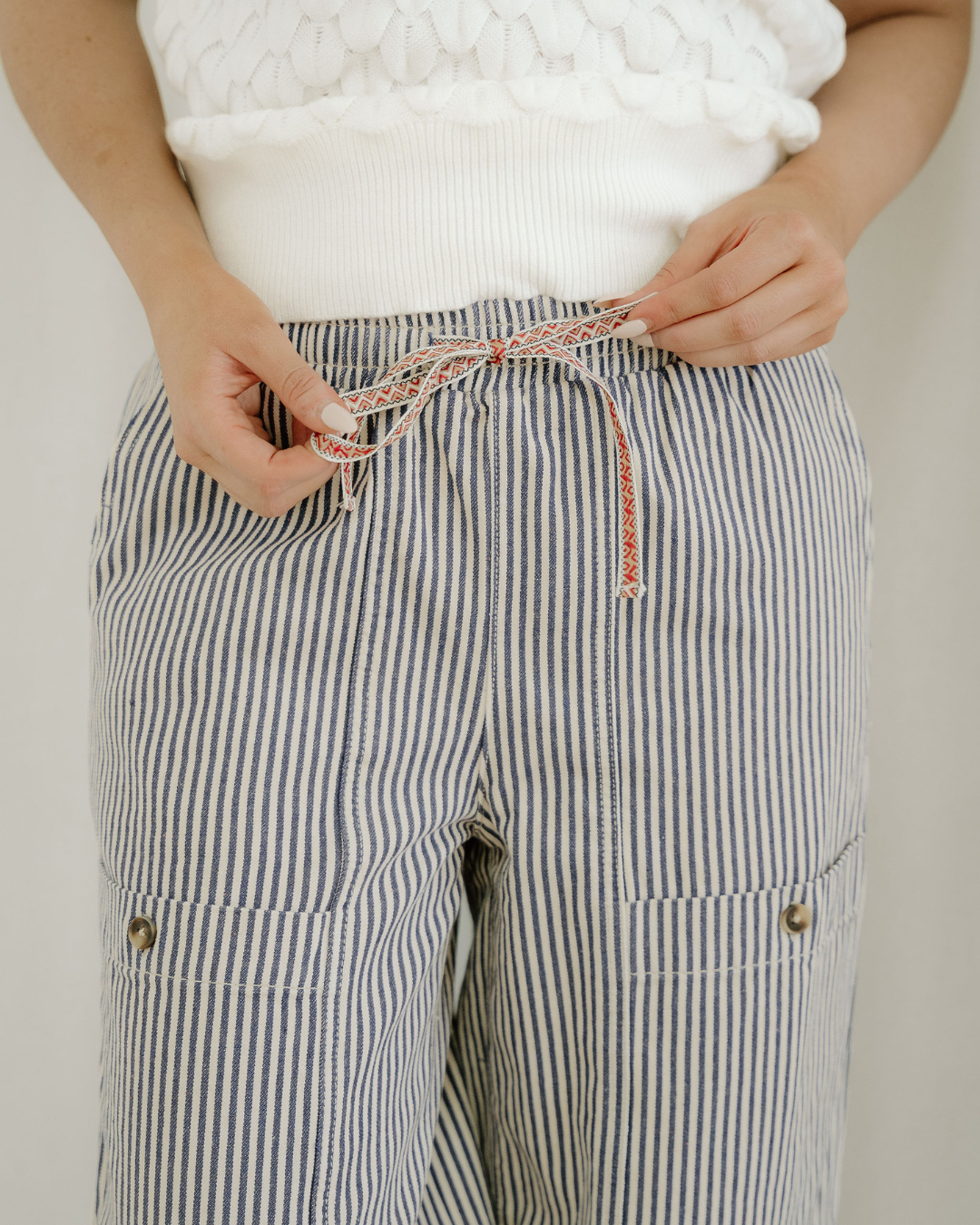 Collins Drawstring Elastic Waist Pants