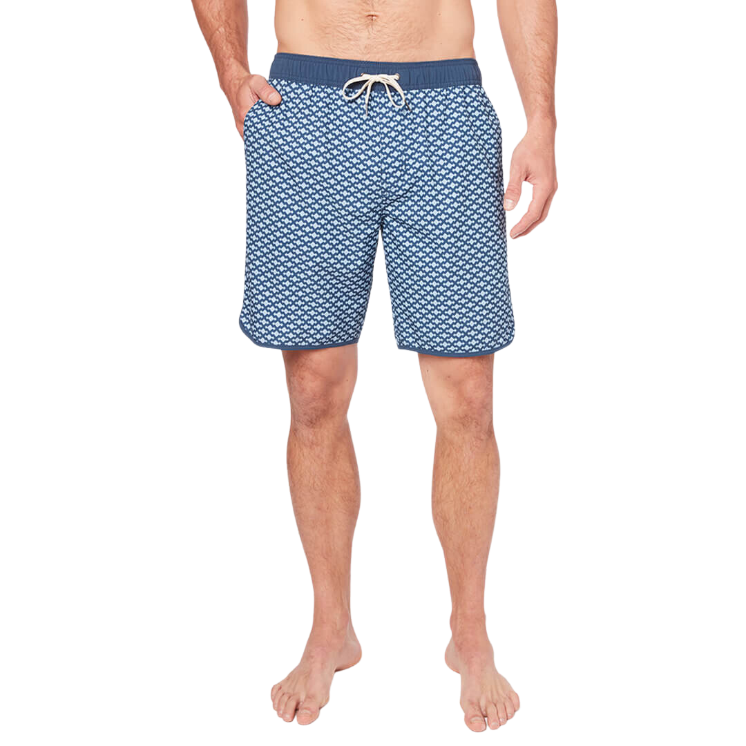 Fair Harbor The Anchor Men's  Swim Trunk Boardshort - Mist Seaview - FINAL SALE
