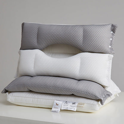 Double-Layer Cervical Support Pillow – Ergonomic Neck & Back Relief