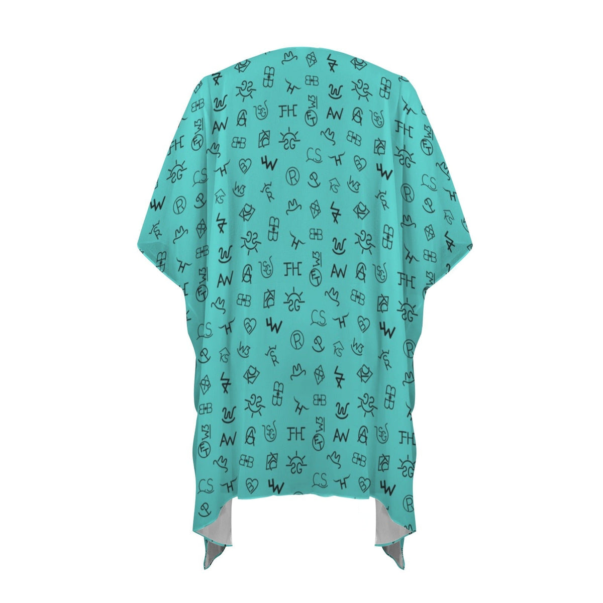 Baha Ranch Turquoise Brands Duster Kimono Coverup
