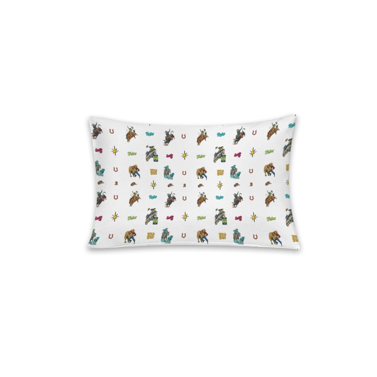 Baha Ranch the Last roundup Collage Pillow Case Made in America