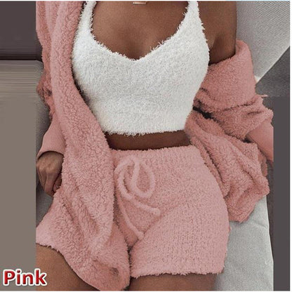 Women’s Plush 3-Piece Homewear Set