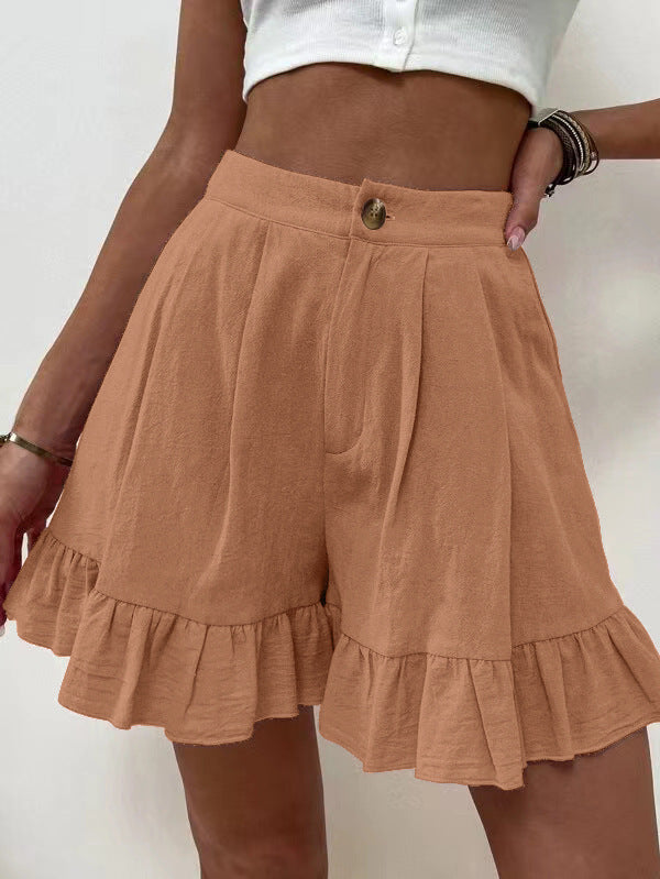 Loose-fitting Shorts High-waisted Shorts For Women