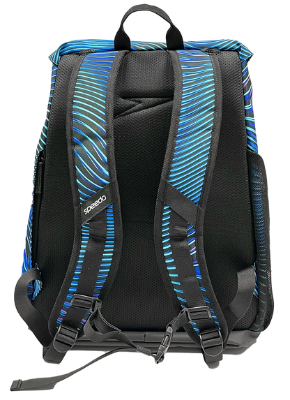 Speedo Printed 35L Team Rucksack Backpack - Tideway Sapphire