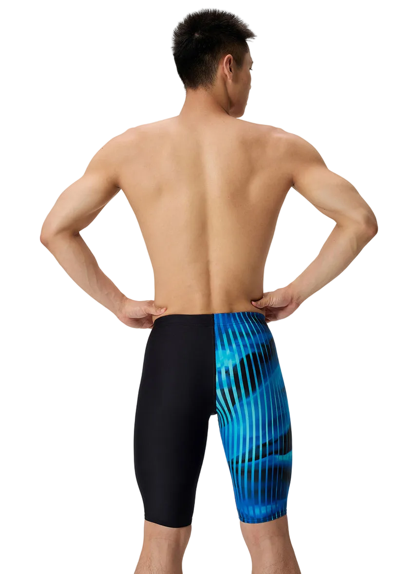 Speedo Mens Jammer Swimsuit - Linear Lava Blue