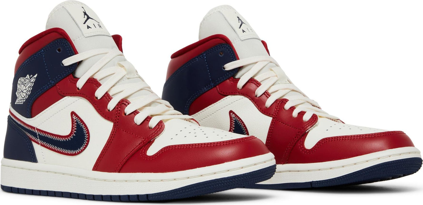 Air Jordan Women's Retro 1 Mid 'Usa 2022' Sneakers