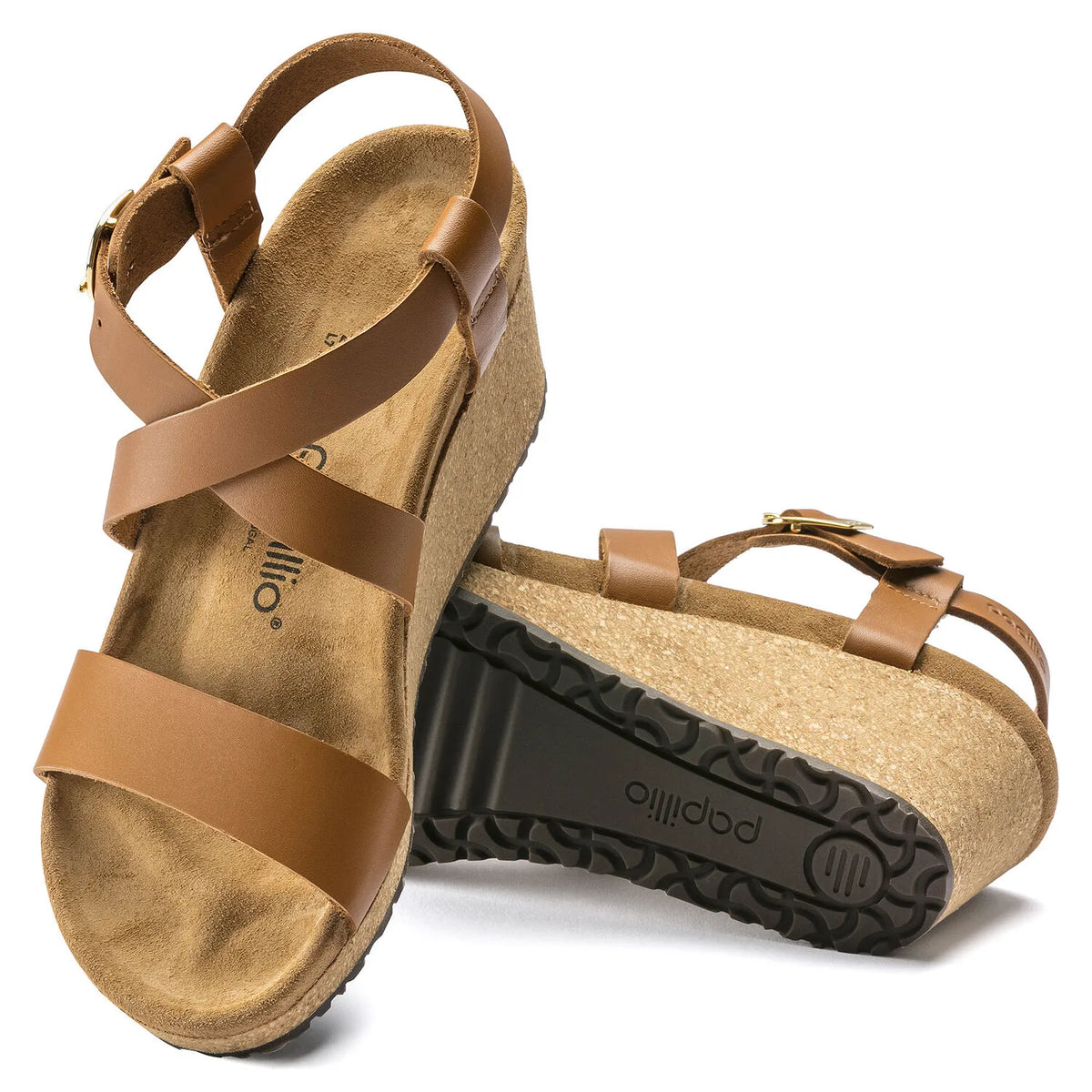 Birkenstock Women's Sibyl Papillio Leather Ginger Brown Sandals