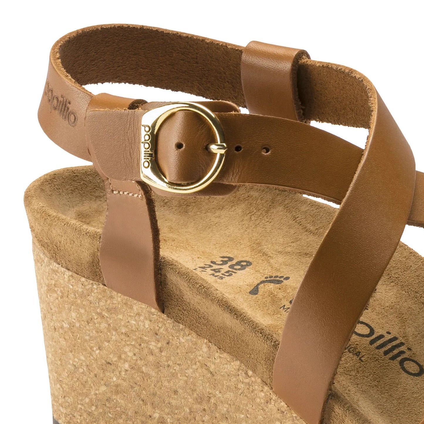 Birkenstock Women's Sibyl Papillio Leather Ginger Brown Sandals