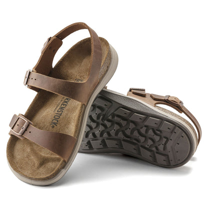 Birkenstock Women's Sonora Oiled Leather Tobacco Brown Sandals