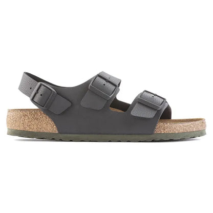 Birkenstock Milano Soft Footbed Birko-Flor Desert Soil Black Sandals