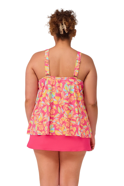 Sunsets Sadie Tankini Top - Magic Hour Crepe