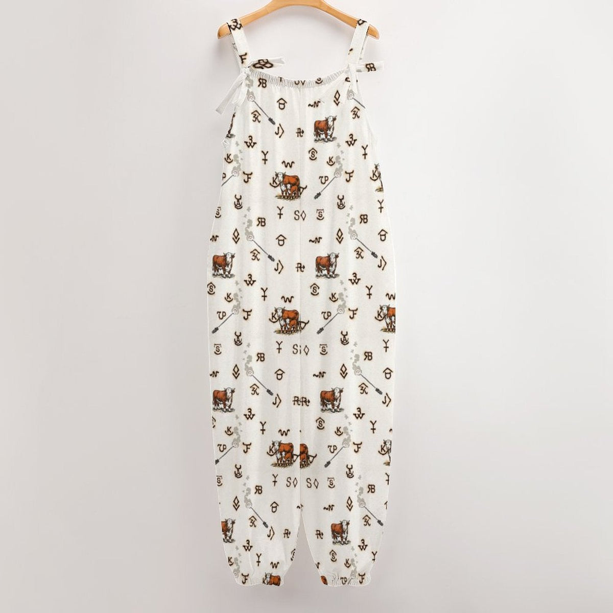 Baha Ranch Hereford Brands Overalls Jumpsuit