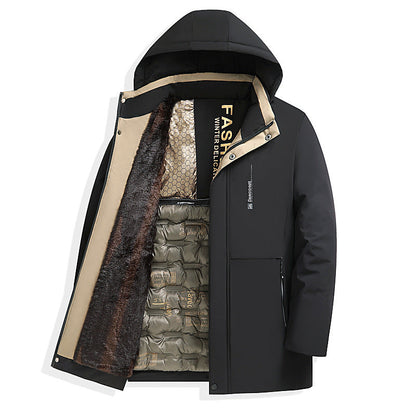 Men’s Fleece-Lined Padded Winter Coat