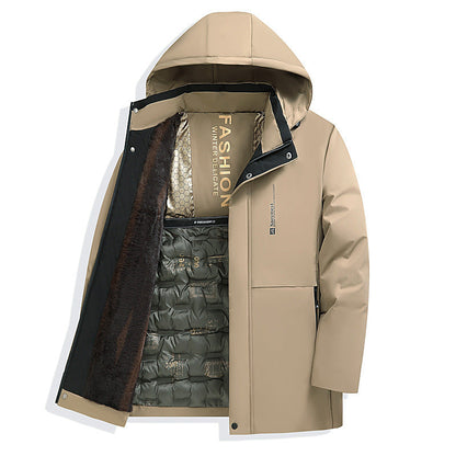 Men’s Fleece-Lined Padded Winter Coat