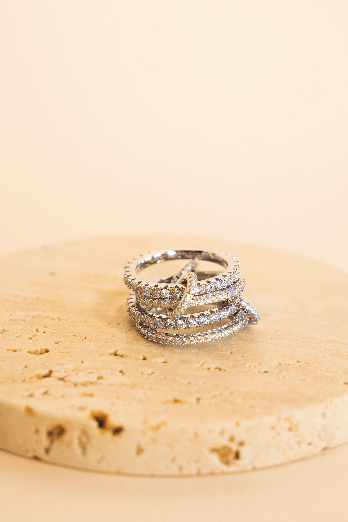 Abiha Infinity Pave Ring