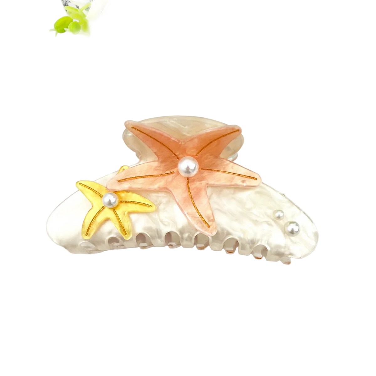SSR Acetate Pearl Large Starfish Claw Clip