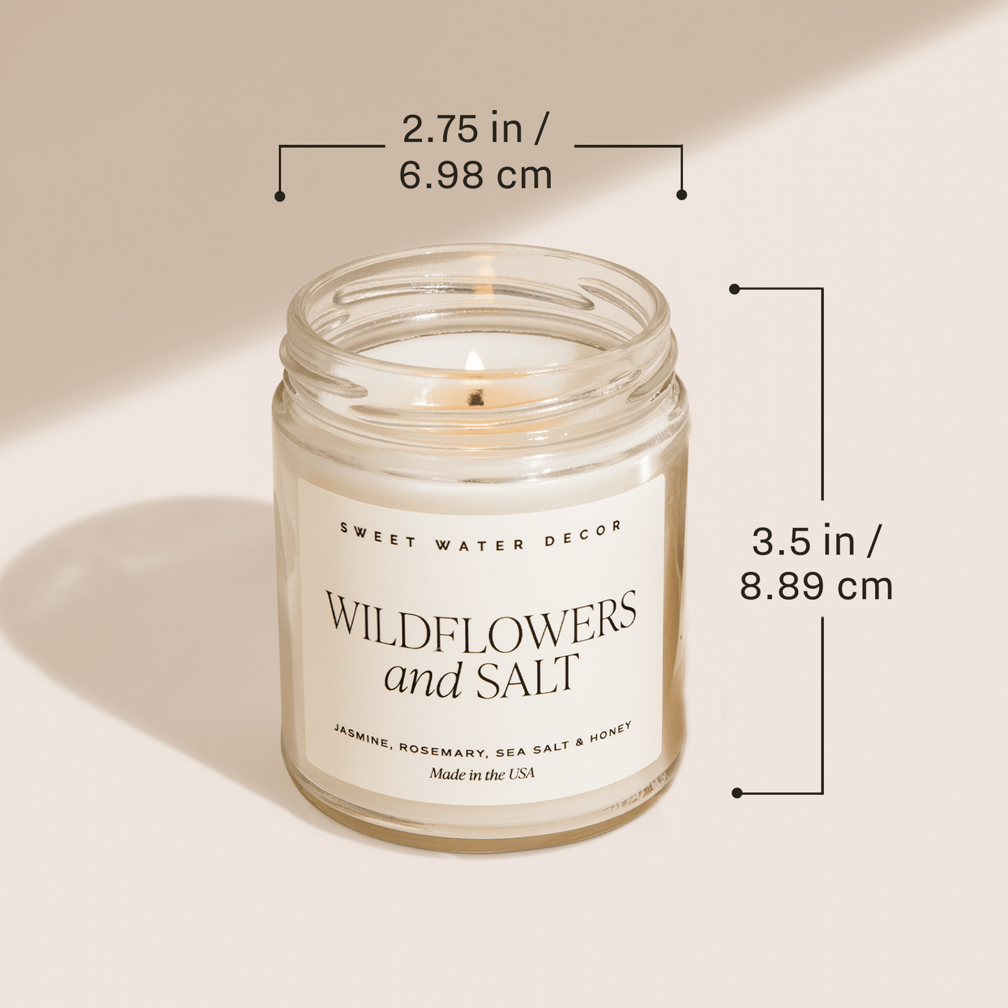 Congrats! Soy Candle - Clear Jar - 9 oz (Island AIr)
