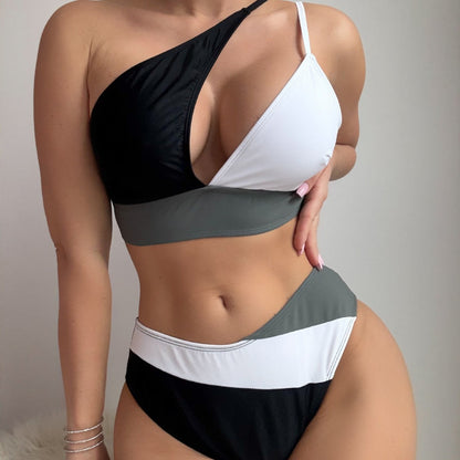 Lace up sexy bikini swimsuit