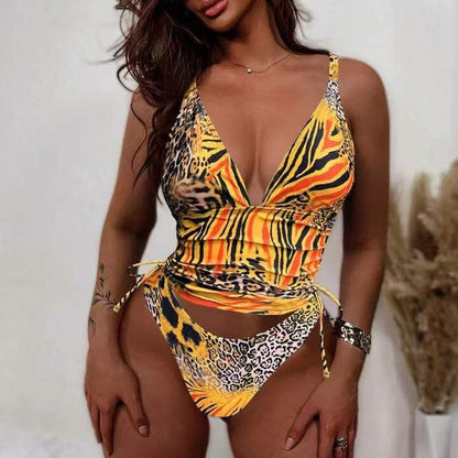 Bikini print swimsuit