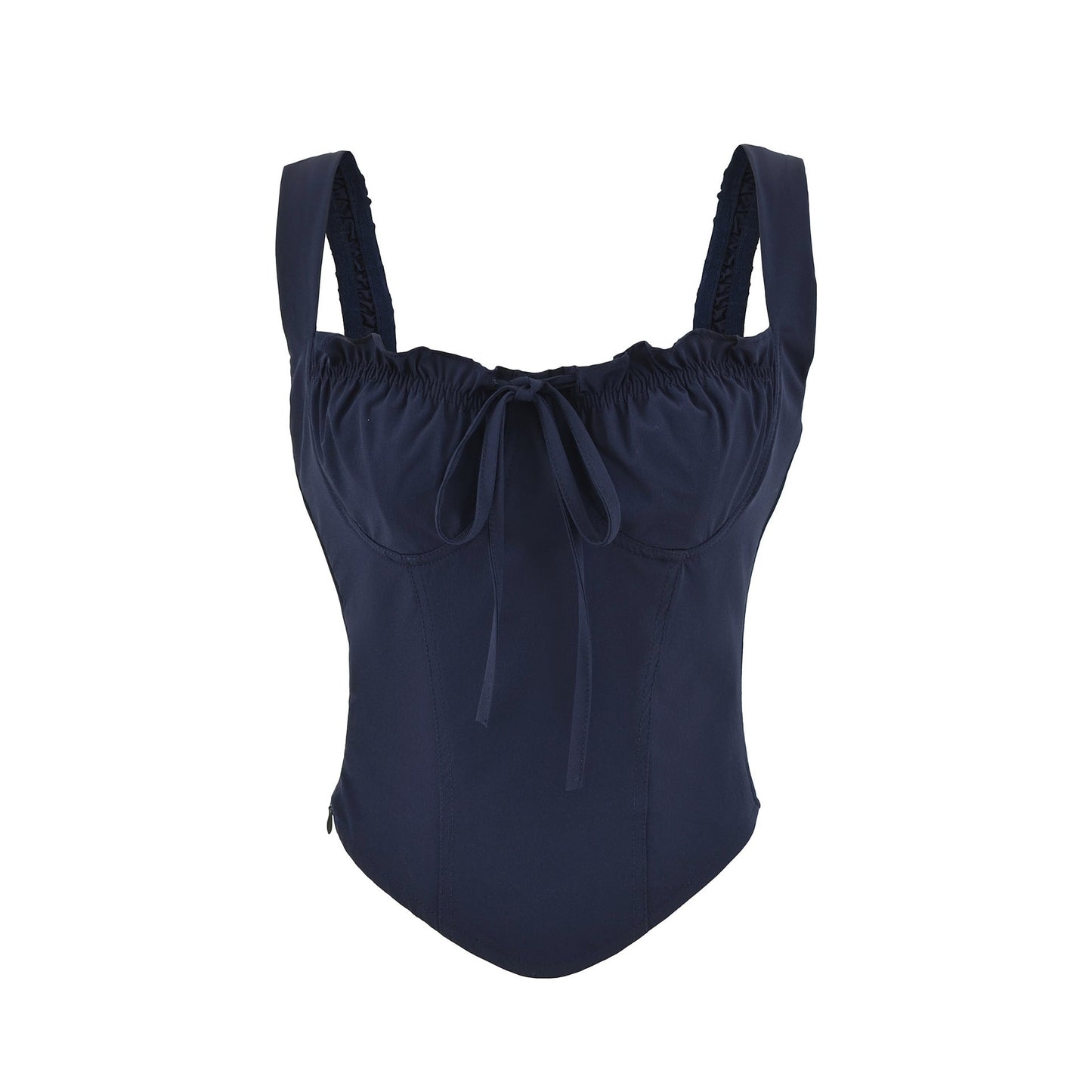 Sleeveless slim fit top