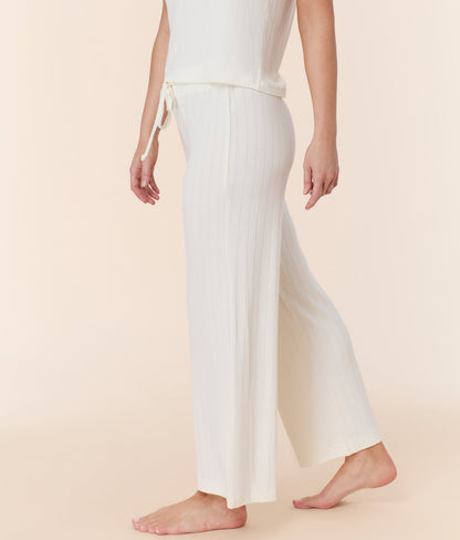 The Wide Leg Pant - Wide Rib - Snow