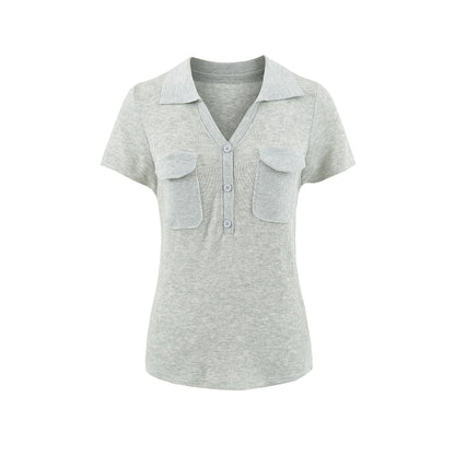 V-neck top for women