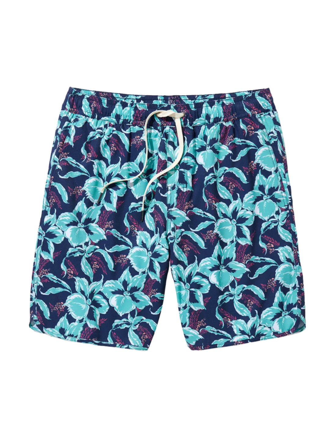Fair Harbor The Anchor Men's  Swim Trunk Boardshort - Lagoon Painted Tropical - FINAL SALE