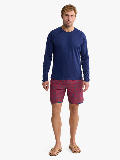 Fair Harbor Men's Anchor Rashguard - Navy