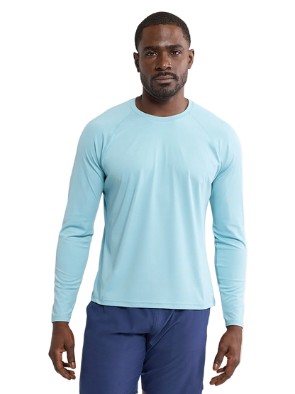 Fair Harbor Men's Anchor Rashguard - Bay Blue