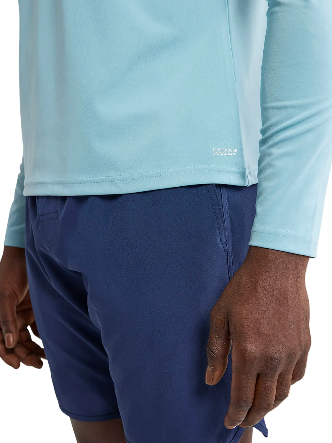 Fair Harbor Men's Anchor Rashguard - Bay Blue