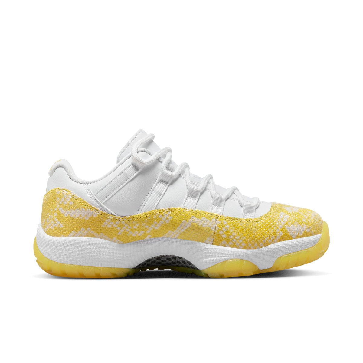 Air Jordan Women's Retro 11 Low 'Yellow Snakeskin' Sneakers