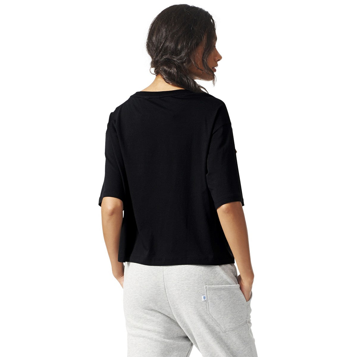 adidas Women's Originals Ramera Flag Cropped Tee