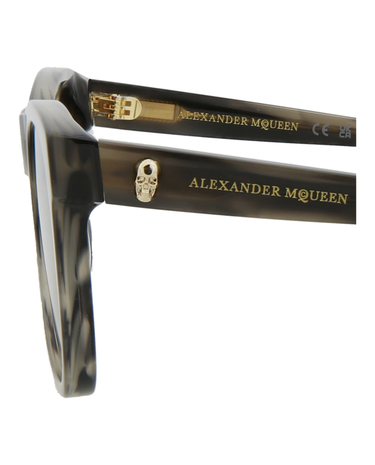 Alexander McQueen Square-Frame Acetate Sunglasses