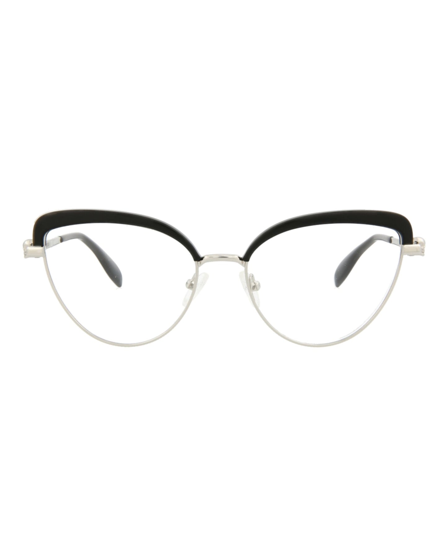 Alexander McQueen Cat Eye-Frame Metal Optical Frames