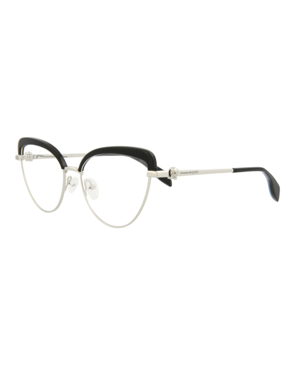 Alexander McQueen Cat Eye-Frame Metal Optical Frames