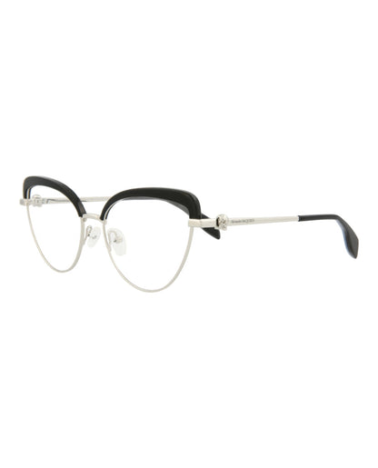 Alexander McQueen Cat Eye-Frame Metal Optical Frames