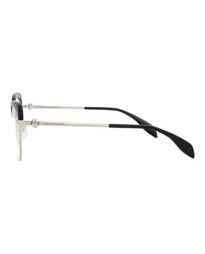 Alexander McQueen Cat Eye-Frame Metal Optical Frames